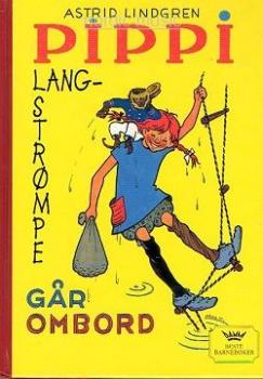 Astrid Lindgren Buch norwegisch  - Pippi går om bord - Pippi geht an Bord Norsk  1988